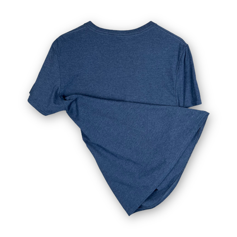 Austin Weird Life Mens Graphic T-Shirt Medium Blue Fruit Of The Loom Tee Texas M - Picture 5 of 7